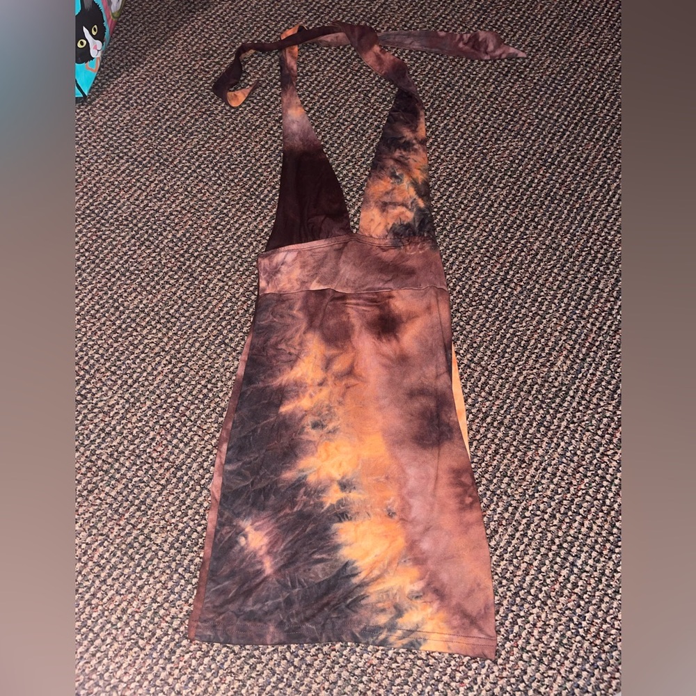 XS shein tie dye dress